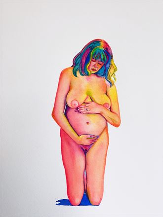 %22Self Love no. 3%22 Artistic Nude Artwork by Artist jennchurch